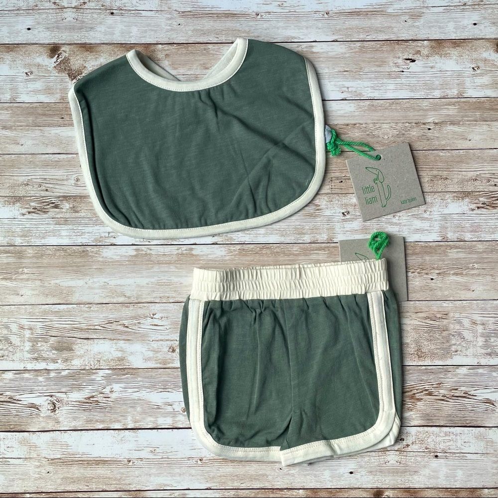 Kate Quinn Track Shorts and Matching Bib